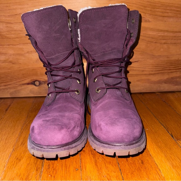 Timberland Womens Jayne Fleece Fold-Down Boot - Picture 5 of 5